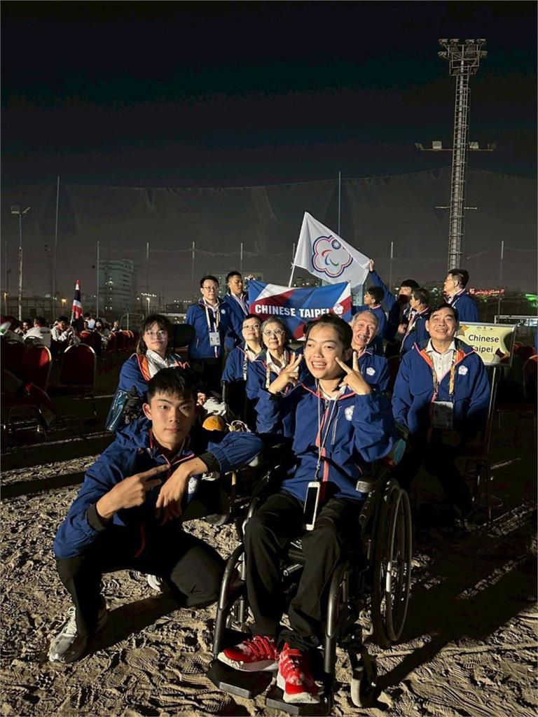 綜合/亞洲帕拉青年運動會杜拜開幕!台灣隊25名好手力拚佳績