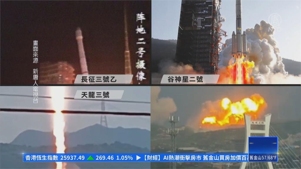 漢光演習引CNN關注 中國火箭升空不到2分鐘爆成火球