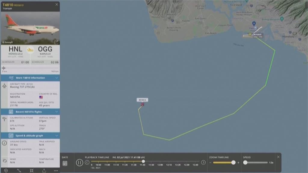 波音737貨機迫降夏威夷海面　2機師獲救重傷　股價一度急跌