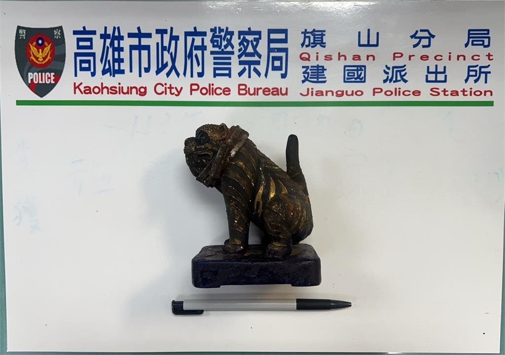 快新聞/旗山吃炮金虎爺神像遭竊走 警方1小時速尋回