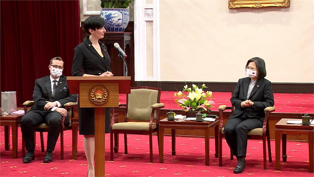 共享自由民主！艾達莫娃在強大壓力下訪台　蔡總統：台捷重要里程碑