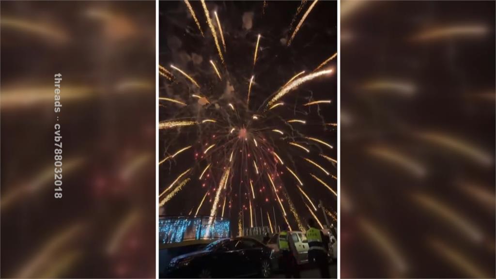 驚險! 南投燈會煙火"落焰引燃草地" 幸及時撲滅無人傷