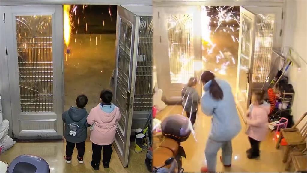 小老婆比較重要？過年放煙火怕炸到愛車　傻爹將爆竹轉向反炸到全家　