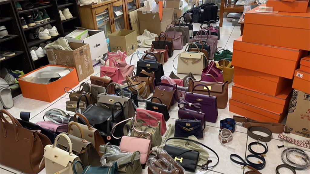 名牌精品包1折優惠攏係假 警破獲地下仿品工廠
