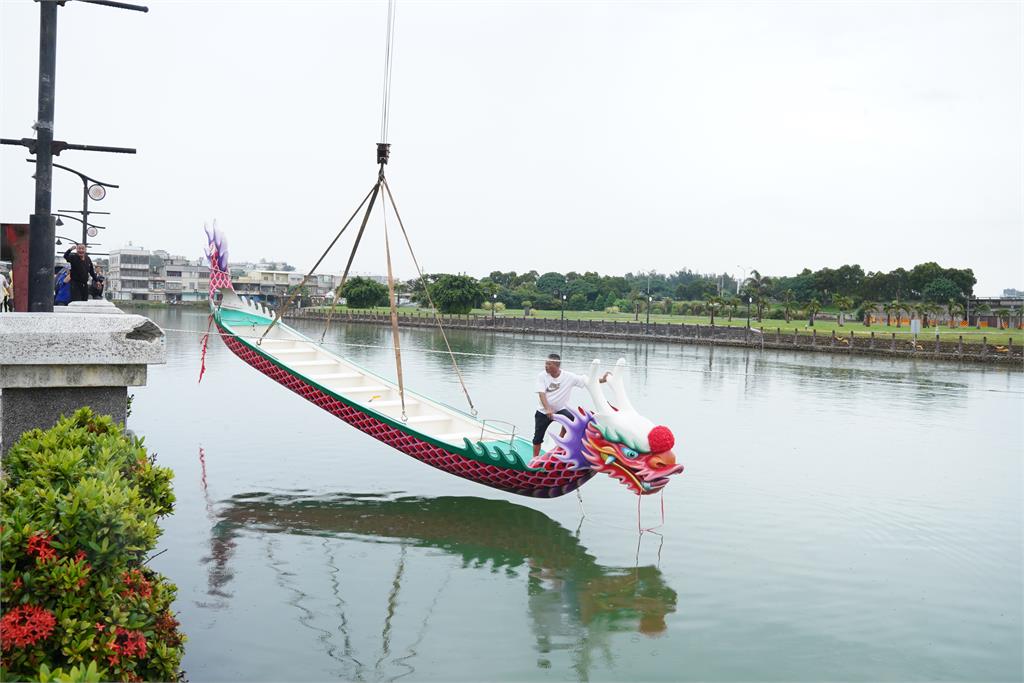 竹縣龍舟賽6/10登場 楊文科點睛祈福競賽圓滿