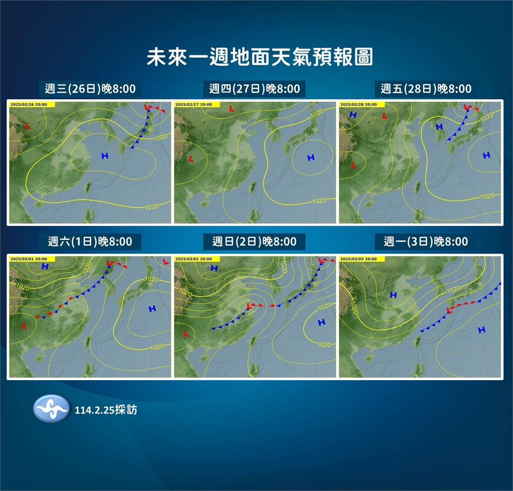 快新聞/把握難得暖和的一週! 氣象署曝「下週還有冷空氣」:溫度更明顯下降