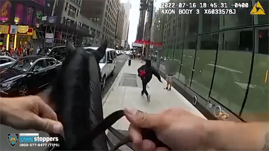 馬背上追逐畫面曝！紐約騎警抓賊在時代廣場奔馳　不到30嫌犯落網