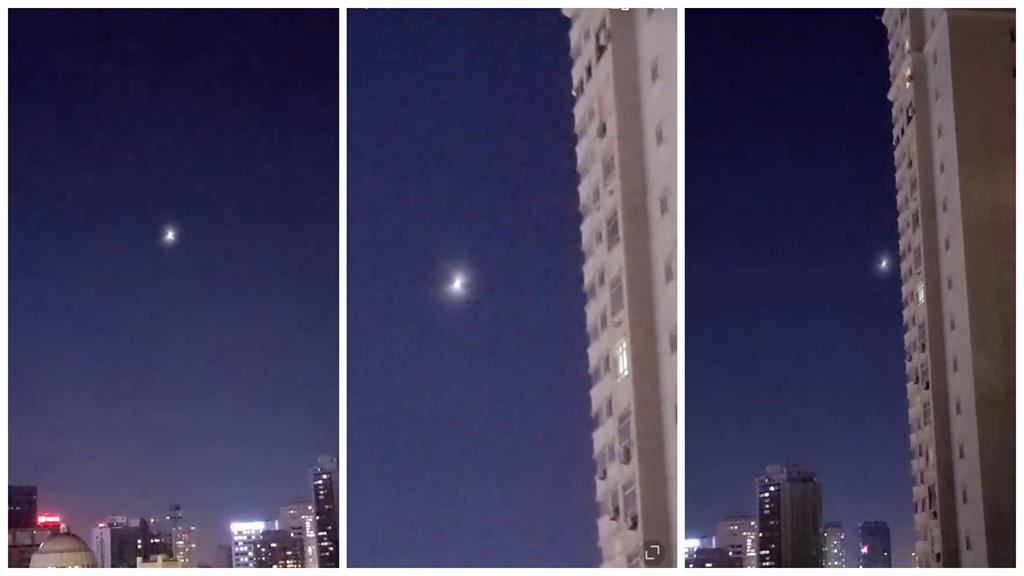 中國多地驚見UFO?「圓球裂2半」飛行畫面全曝光…氣象專家回應了