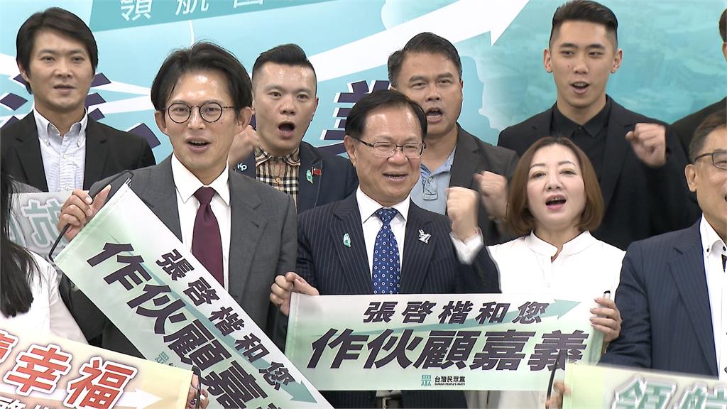 徵召張啓楷選嘉義市長！　柯文哲錄影片相挺