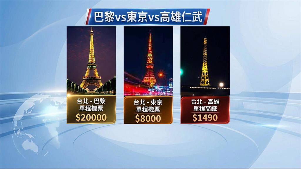 神似東京鐵塔！　高壓電塔改建　仁武「光之塔」夜晚點燈充滿意境