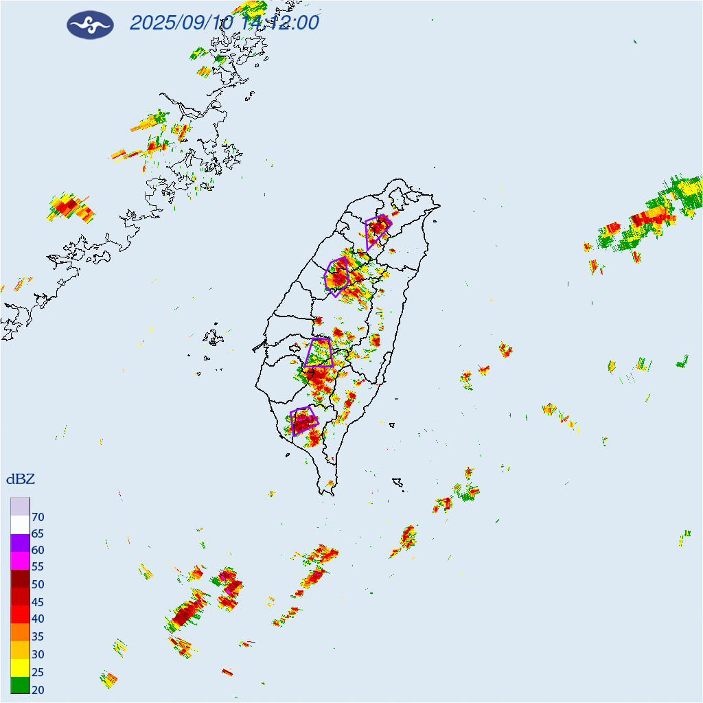 快新聞／午後雨彈開轟！12縣市大雨特報　5地區慎防大雷雨