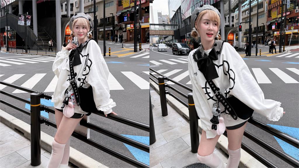 啦啦隊「青筋女神」赴日解放深溝！拉鍊滑下「嫩白UU險炸出」網嗨翻