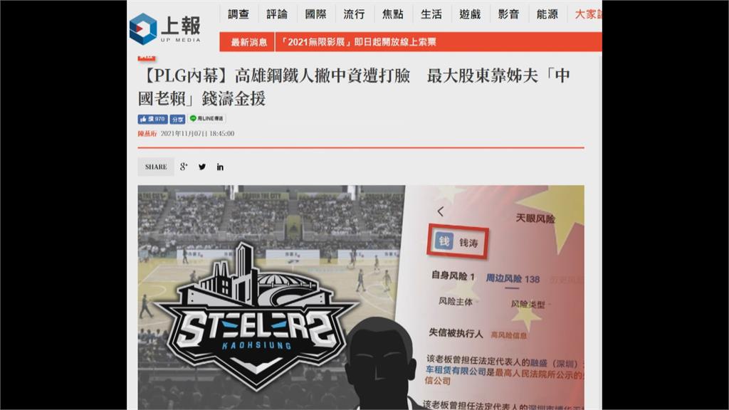 P.LEAGUE+新球隊　鋼鐵人本週六初登場　開戰前夕爆中資疑議