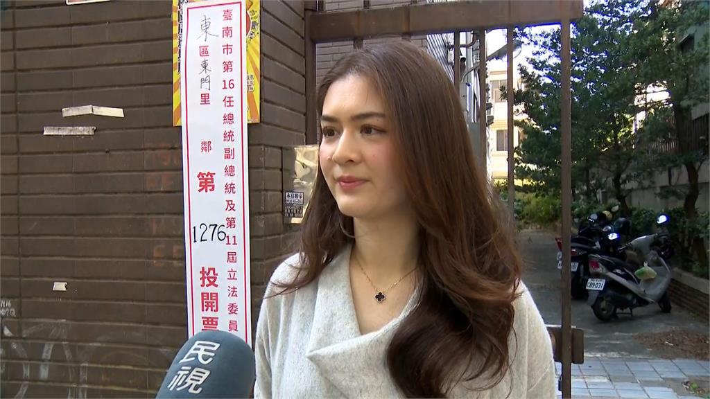 台美小姐杜若薇返鄉投票　鼓勵青年站出來：台灣是民主世界的驕傲
