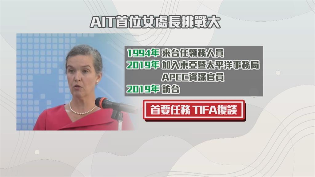 熟悉對台事務 孫曉雅上任首要談判TIFA