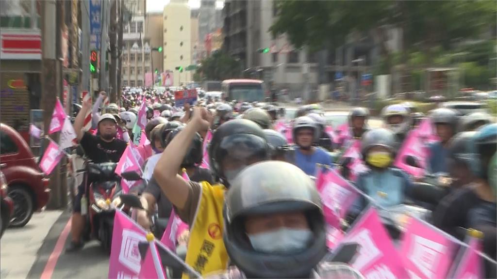 復刻總統大選「川流不息」 王義川桃園啟動車掃力挺大罷免