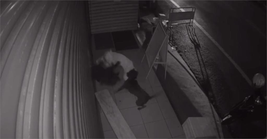 飼主帶危犬杜告犬攻擊路邊流浪犬 竟當幫凶也出手拿木板打狗