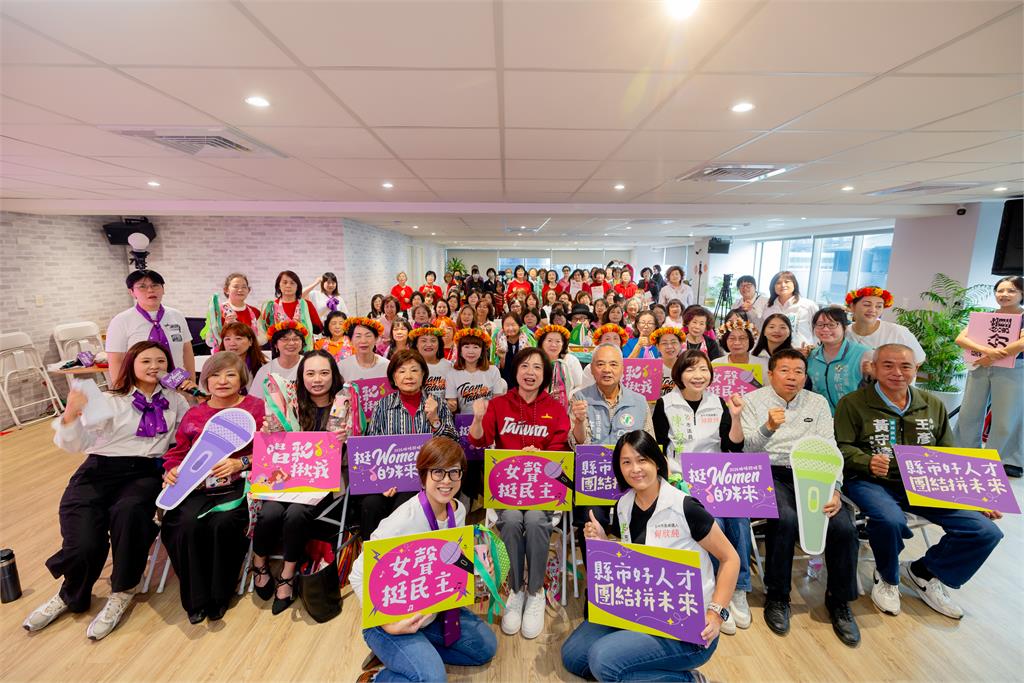 快新聞／台中首發「挺Women的歌」！徐國勇開金嗓力挺何欣純角逐市長