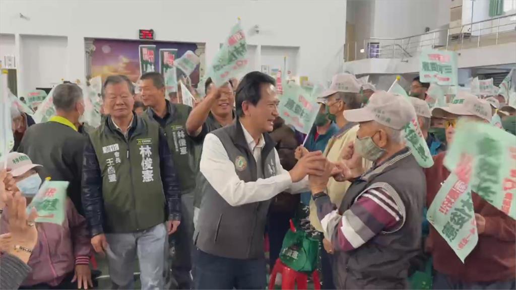 拚台南市長出線! 林俊憲成立後援會.陳亭妃勤打陸戰