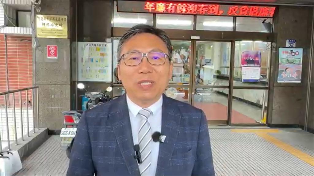 快新聞/「葉霸」現身花蓮分局說明案情! 強調:除非傅崐萁停止親共賣國才接受道歉