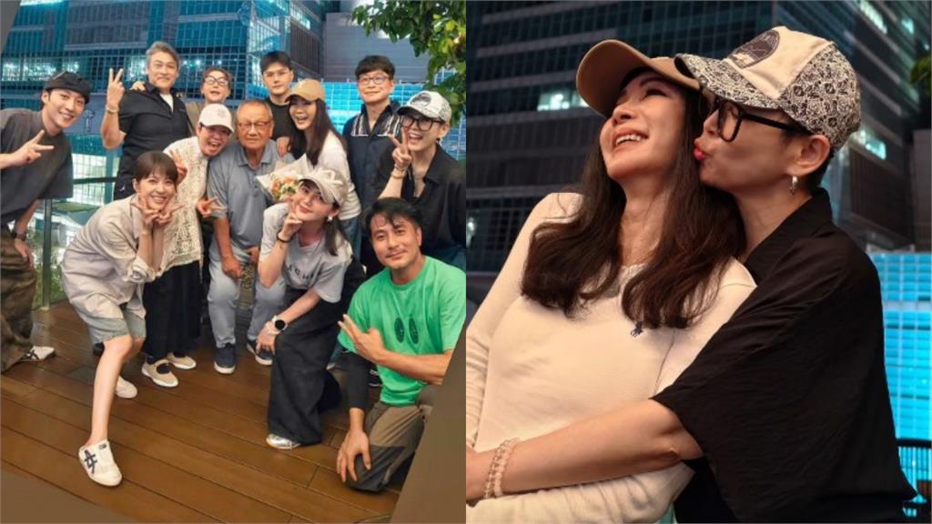 陳美鳳70歲生日不藏了！社群突曬「神秘愛人啾臉頰」親密互動畫面曝光