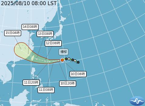 楊柳颱風「直穿北台灣」持續長胖恐升中颱?侵襲率「最高地區」關鍵時間曝光