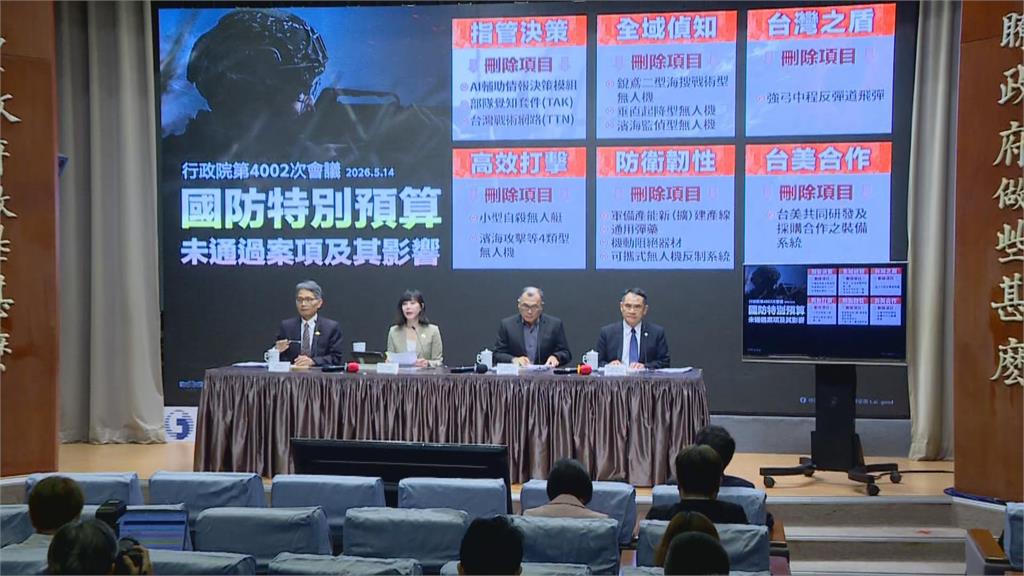 快新聞／藍白聯手砍4700億軍購！卓榮泰祭「3方式」因應