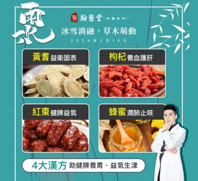 春天到「健脾養胃」第一!醫生:四大漢方泡水喝 可提升免疫抗疲勞
