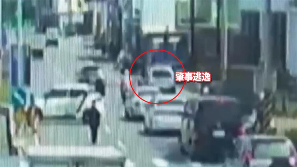 苗栗7旬男違規迴轉撞車肇逃 休假警追車攔人