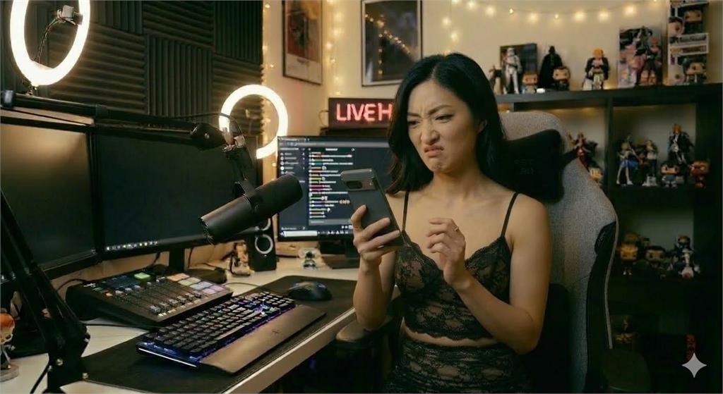 正妹直播主「私密下體片外流」遭換成頭貼！還被男粉勒索63萬：明天更精彩