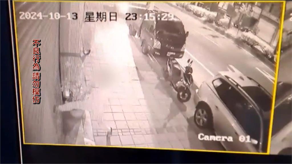 苗栗男酒後失控狂踹鐵門 鄰居不堪其擾報警