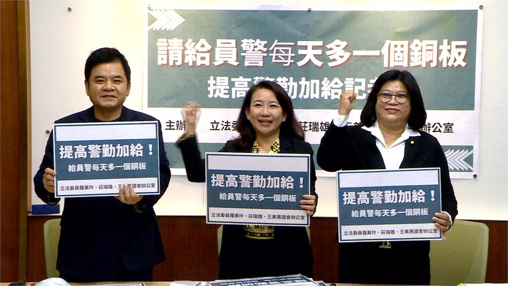警勤加給將近30年沒調 朝野立委爭取 內政部長林右昌指示研擬方案
