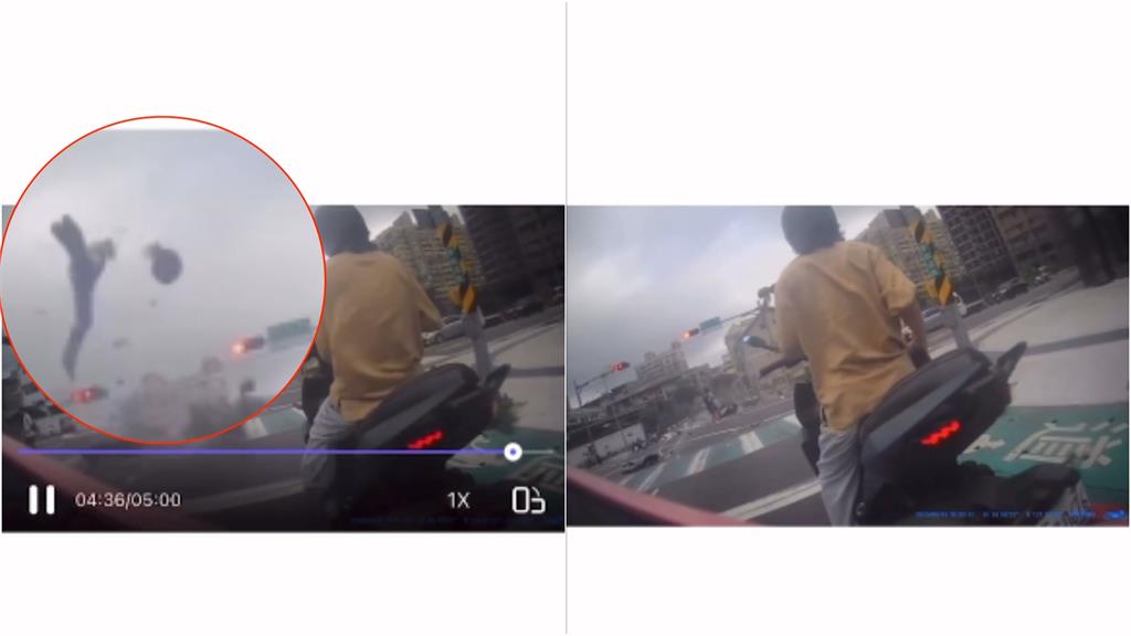三峽國中小「整團人放學」遭暴衝車撞飛!行車紀錄器「碎片狂噴」畫面曝光
