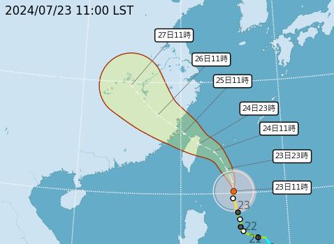 LIVE/凱米颱風持續逼近海陸警齊發! 氣象署14:40最新說明