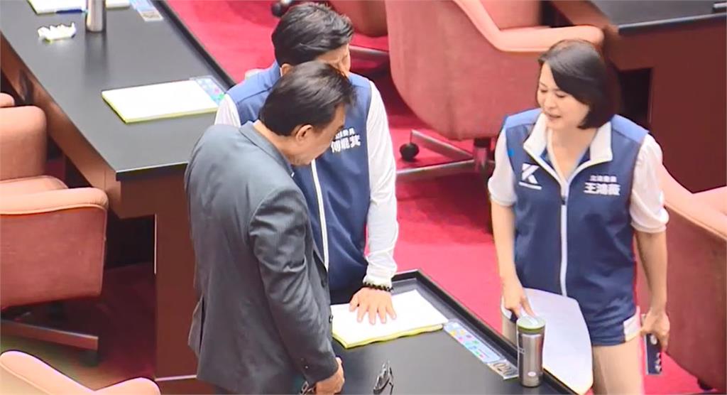 快新聞/吵什麼這麼氣?王鴻薇在院會摔文件 突對傅崐萁、林國成「嗆這句」