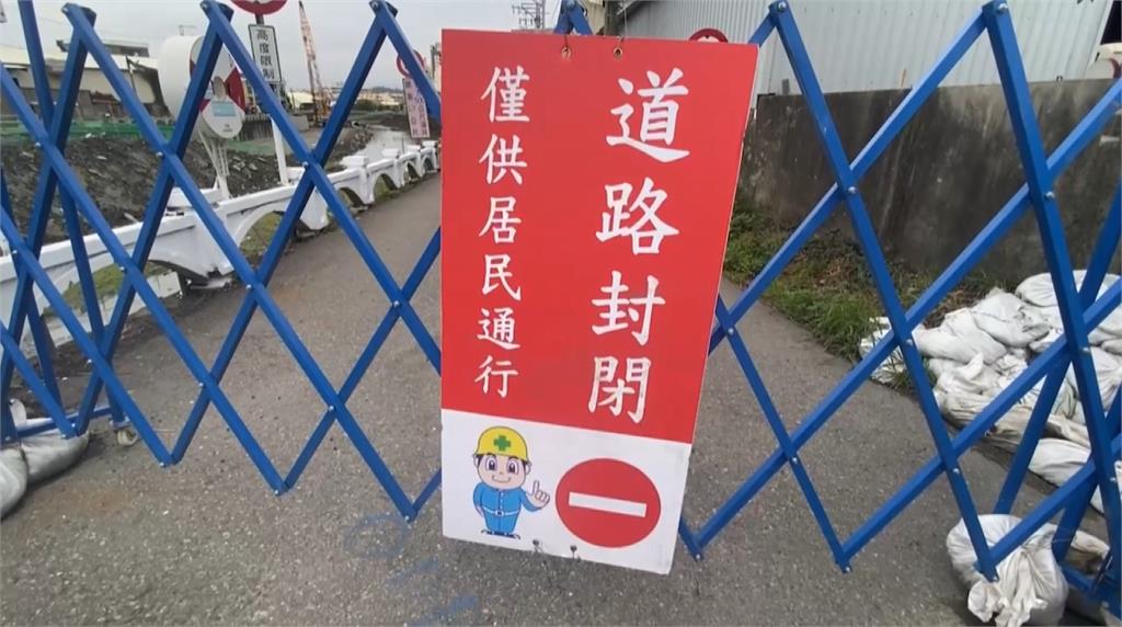 彰化市大埔截水溝堤岸道路拓寬　用路人貪快逆向硬闖