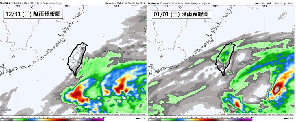 跨年夜起水氣增!全台陰雨迎新年「5地區」最明顯 專家曝「元旦賞日出」機率