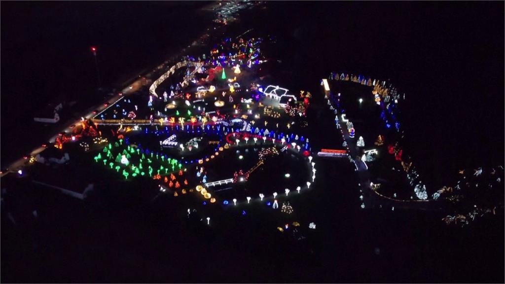 500萬顆燈打造耶誕主題公園　裝飾年年不同吸引大批人潮