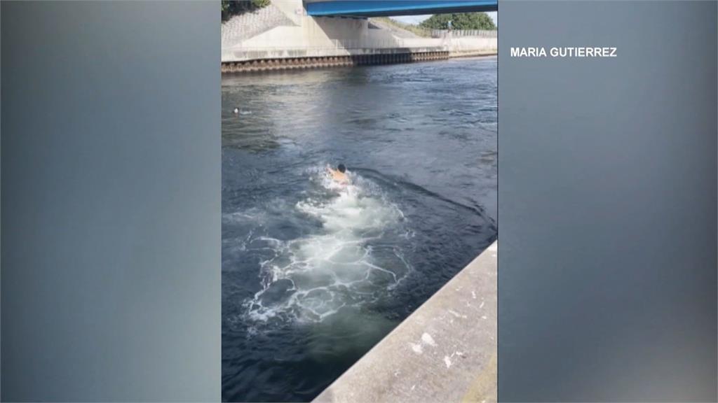 少年「泳」救婦　跳水救援溺水婦人與死神搶命
