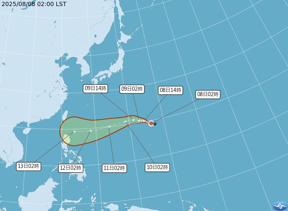 楊柳「直撲台灣」強度恐達中颱以上!日氣象廳曝暴風圈「這天最靠近」