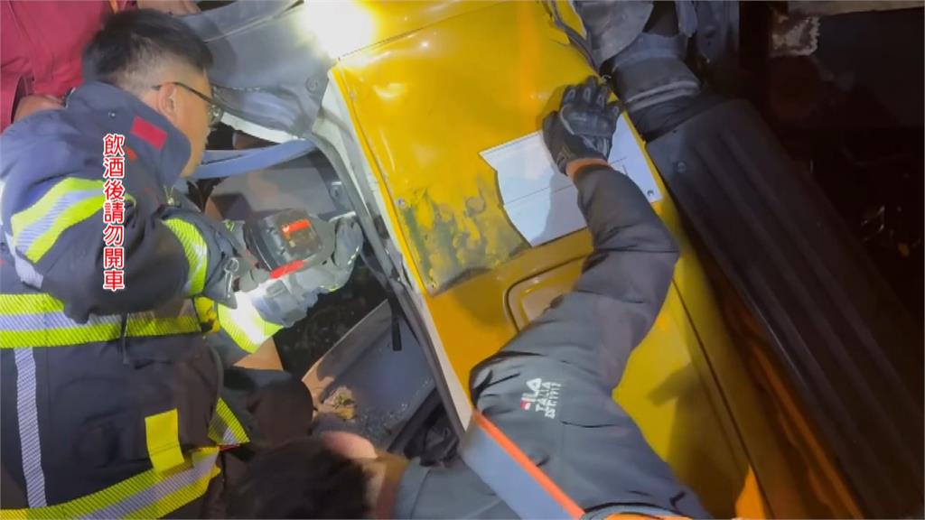 邊開車邊喝酒? 南投清潔隊員開垃圾車墜橋