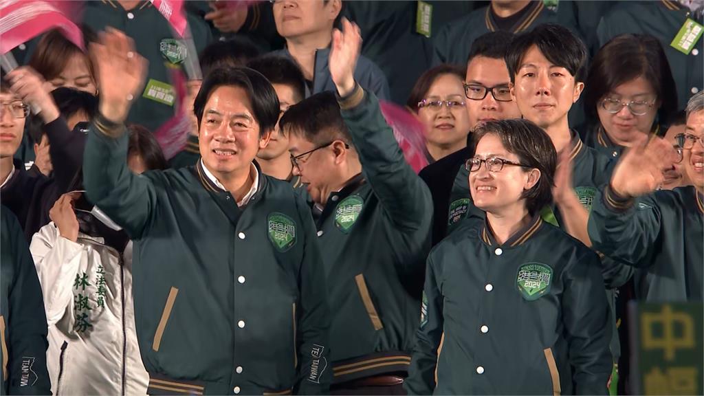賴蕭選前之夜板橋造勢 現場湧30萬人齊喊凍蒜
