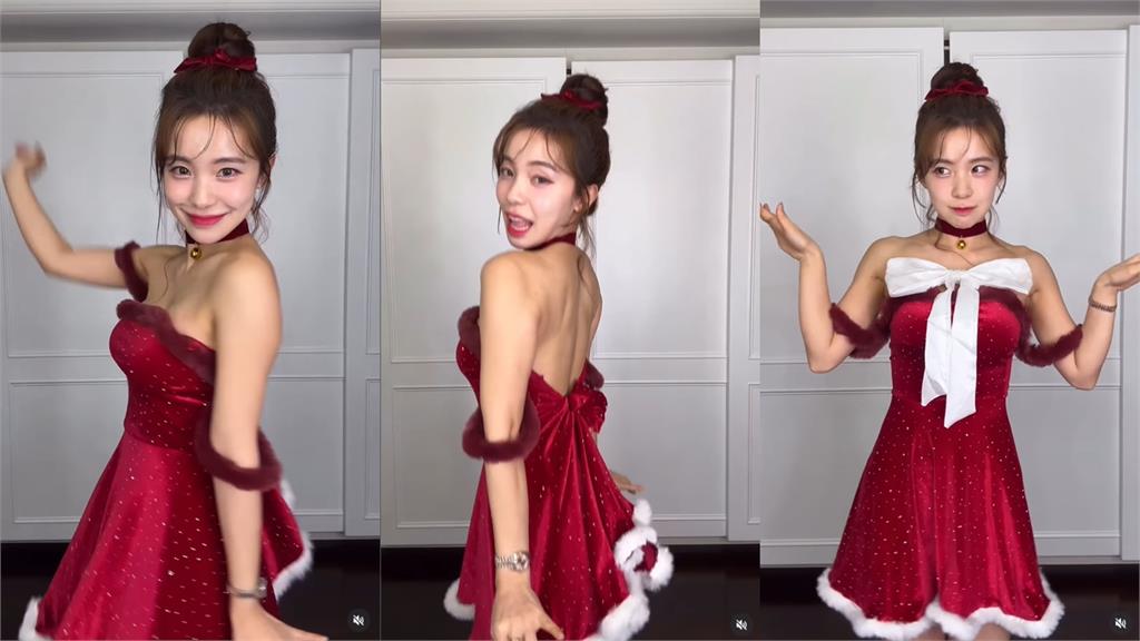 李多慧辣穿「聖誕戰袍」變身性感女郎!26秒熱舞片曝光…網暈爛:最好的禮物