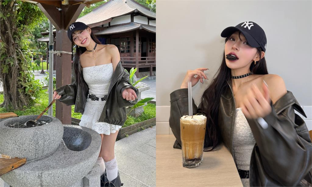 雪白正妹「外套全滑落」噴出內在！竟是林襄「超絕視角」網暈：香香的