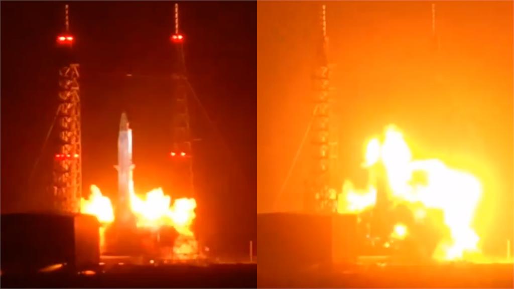 藍色起源火箭測試炸出大火球！「巨大火光吞噬夜空」爆炸瞬間震撼曝光