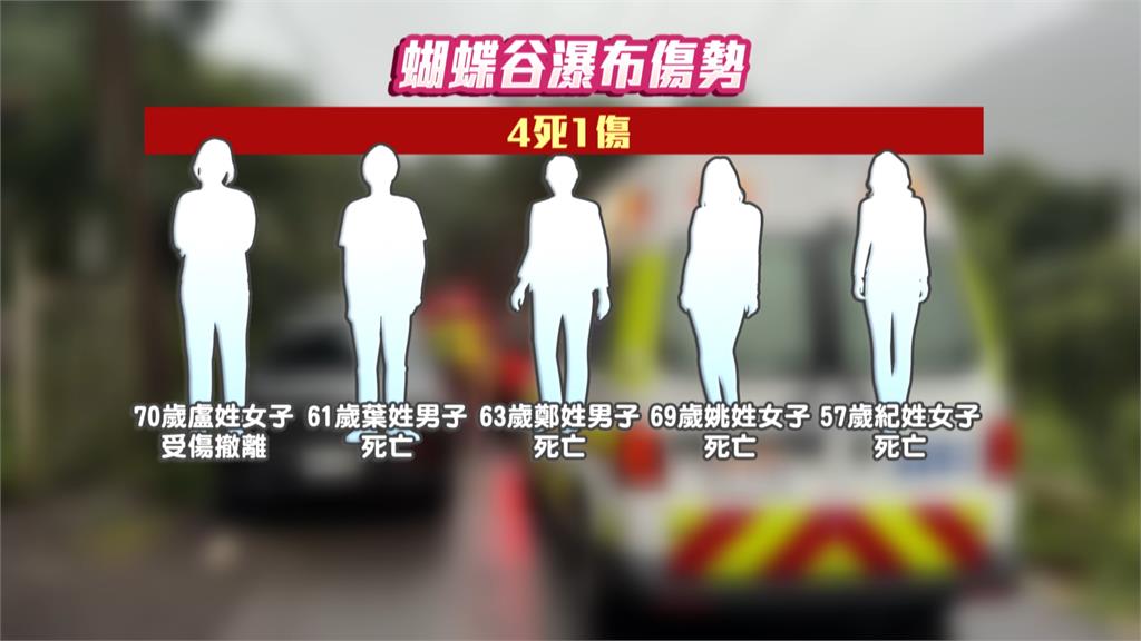 台中蝴蝶谷4死1傷山難 ! 死者家屬奔殯儀館悲痛認屍