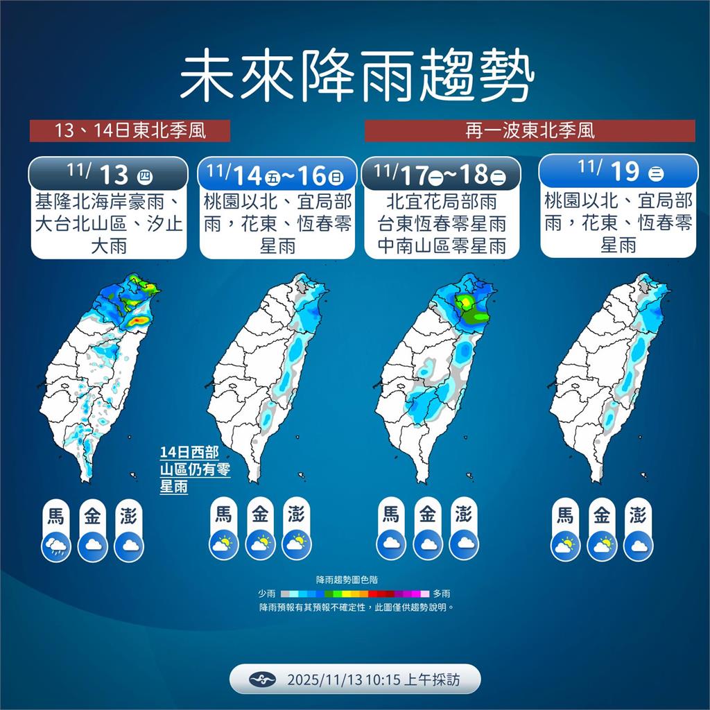 快新聞/東北季風2波襲來!