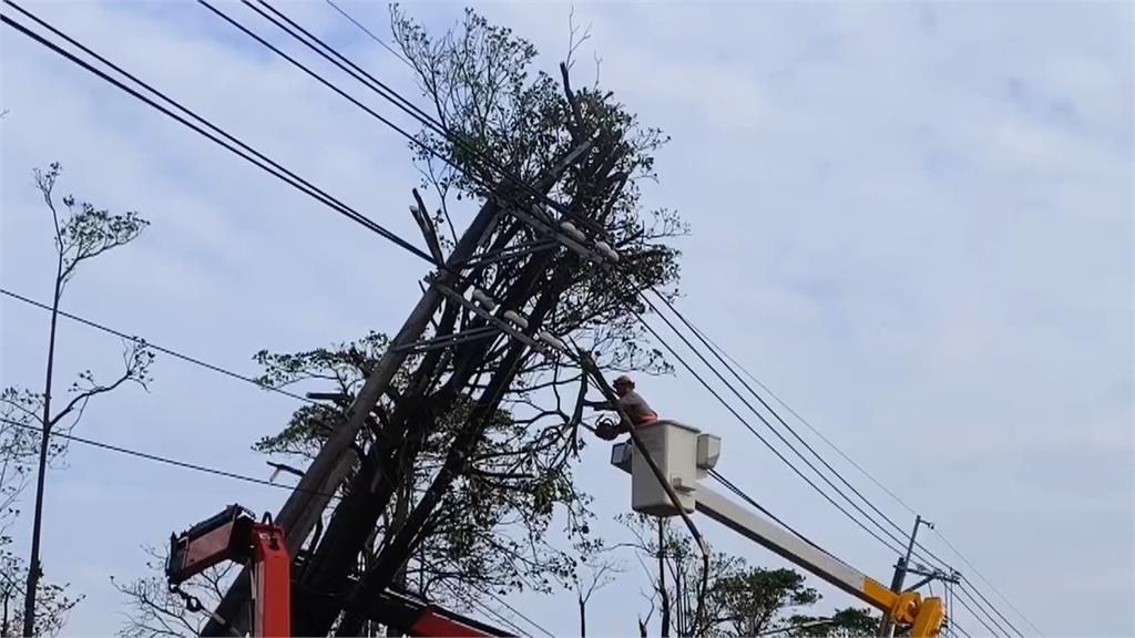 高雄復電9成！還有1萬6千多戶停電　居民苦不堪言