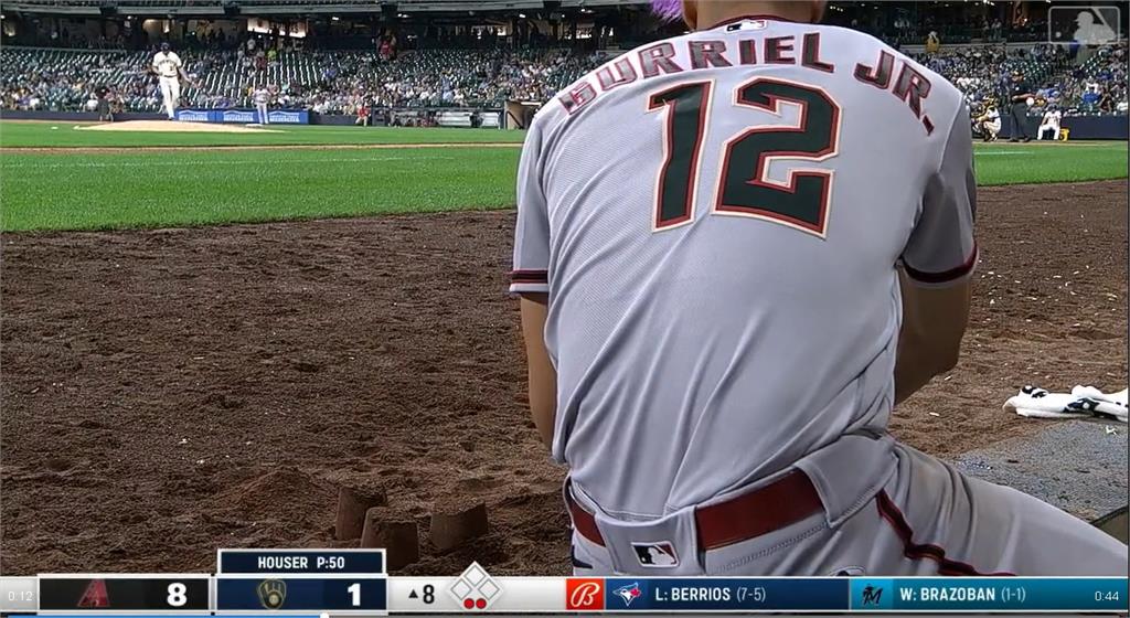MLB／快樂如此簡單！球員不顧場上比賽「坐地蓋沙堡」成品照曝光