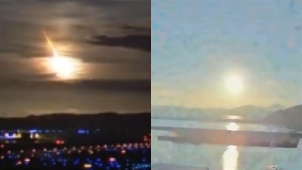 日本鹿兒島驚見「不明火球」劃過天際 監視器現「一片閃光彈」專家:恐是隕石